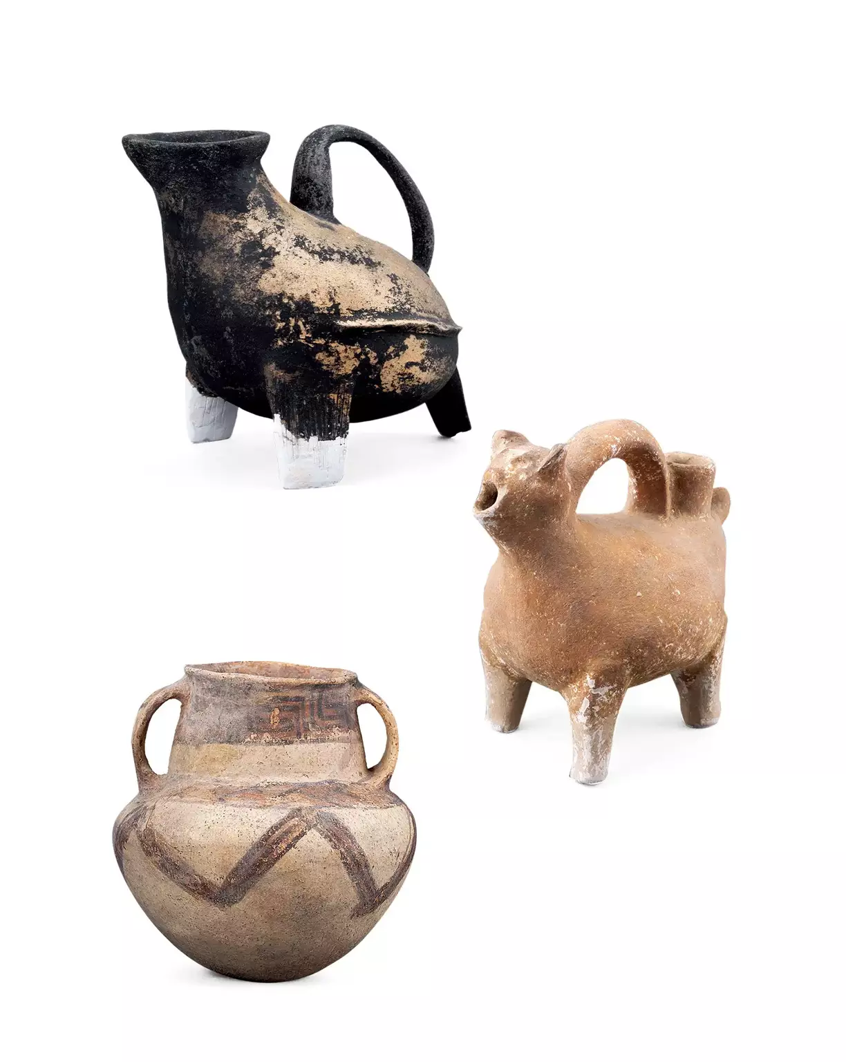 124新石器時代龍山文化黑陶高足杯龍山文化黑陶豆- 圓國際藝術有限公司